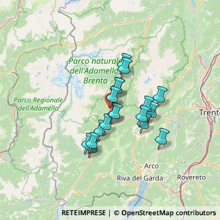 Mappa Via alle Fontane, 38094 Porte di Rendena TN, Italia (10.20056)