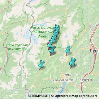 Mappa Via alle Fontane, 38094 Porte di Rendena TN, Italia (9.025)