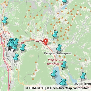 Mappa Via Per Trento, 38057 Baselga di Piné TN, Italia (6.5085)