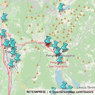 Mappa Via Per Trento, 38057 Baselga di Piné TN, Italia (5.385)