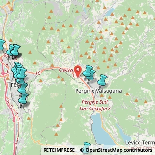 Mappa Via Per Trento, 38057 Baselga di Piné TN, Italia (6.37789)
