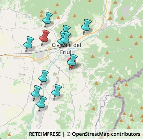 Mappa Via Doria, 33043 Cividale del Friuli UD, Italia (3.7875)