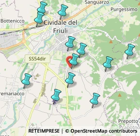 Mappa Via Doria, 33043 Cividale del Friuli UD, Italia (2.015)