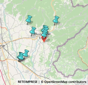 Mappa Via Doria, 33043 Cividale del Friuli UD, Italia (6.42273)