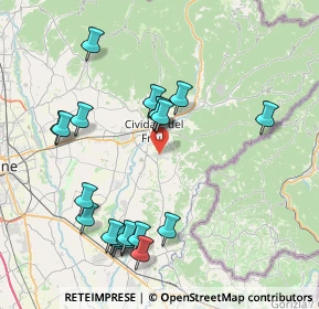 Mappa Via Doria, 33043 Cividale del Friuli UD, Italia (8.39)