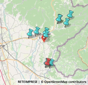 Mappa Via Doria, 33043 Cividale del Friuli UD, Italia (6.87)