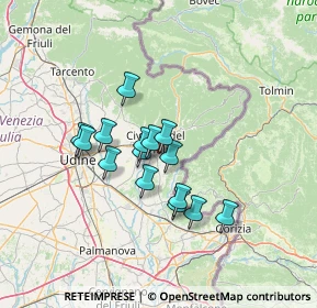 Mappa Via Doria, 33043 Cividale del Friuli UD, Italia (10.23333)