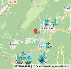 Mappa SP18, 38070 Vezzano TN, Italia (2.91917)