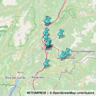 Mappa Via della Meridiana, 38122 Trento TN, Italia (9.11545)