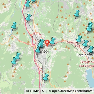 Mappa Via della Meridiana, 38122 Trento TN, Italia (5.695)
