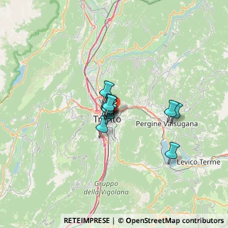Mappa Via della Meridiana, 38122 Trento TN, Italia (3.98182)