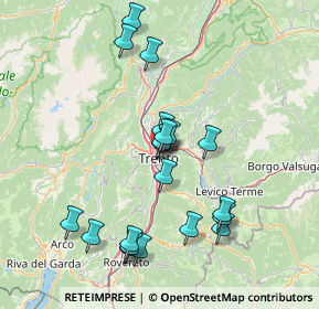 Mappa Salita della Spalliera, 38121 Trento TN, Italia (14.664)