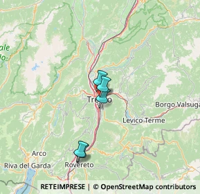 Mappa Salita della Spalliera, 38121 Trento TN, Italia (34.90357)