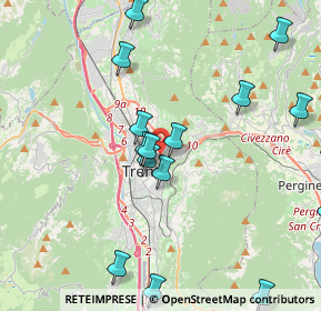 Mappa Piazza Madonna delle Laste, 38121 Trento TN, Italia (5.399)