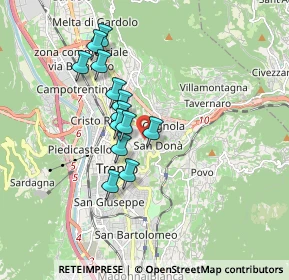 Mappa Piazza Madonna delle Laste, 38121 Trento TN, Italia (1.41385)