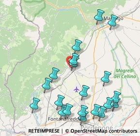 Mappa 33081 Aviano PN, Italia (9.5265)