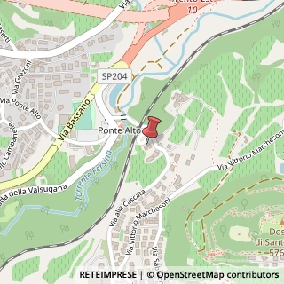 Mappa Via alla Cascata, 27, 38123 Trento, Trento (Trentino-Alto Adige)