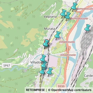 Mappa Via Campo Sportivo, 28844 Villadossola VB, Italia (1.11636)
