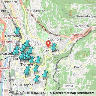 Mappa Località S. Donà, 38122 Torre di Mosto VE, Italia (1.248)