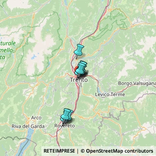 Mappa Via Dogana, 38100 Trento TN, Italia (8.85727)
