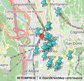 Mappa Via Dogana, 38100 Trento TN, Italia (0.872)