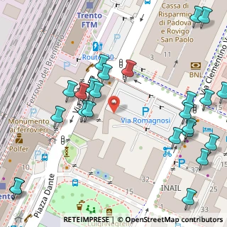 Mappa Via Dogana, 38100 Trento TN, Italia (0.08885)