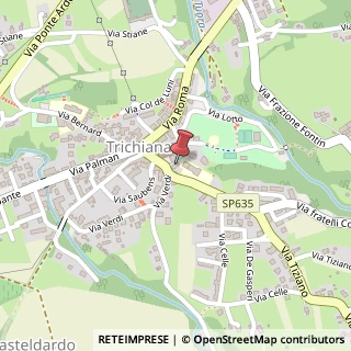 Mappa Piazza Toni Merlin, 36, 32028 Trichiana, Belluno (Veneto)