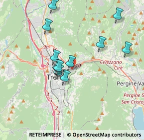 Mappa Cognola, 38121 Trento TN, Italia (3.37091)