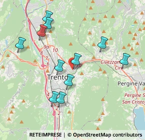 Mappa Cognola, 38121 Trento TN, Italia (3.86909)