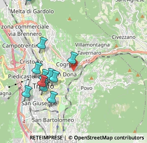 Mappa Cognola, 38121 Trento TN, Italia (2.05818)
