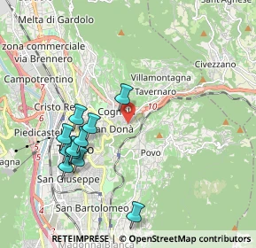 Mappa Cognola, 38121 Trento TN, Italia (1.99091)