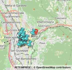 Mappa Cognola, 38121 Trento TN, Italia (1.70059)