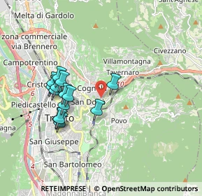 Mappa Cognola, 38121 Trento TN, Italia (1.65214)