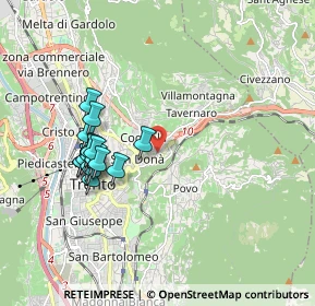 Mappa Cognola, 38121 Trento TN, Italia (1.74235)