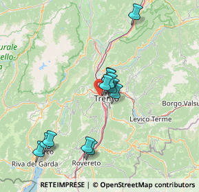 Mappa Via del Maso Scala, 38121 Trento TN, Italia (13.14333)