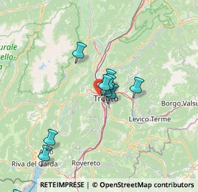 Mappa Via del Maso Scala, 38121 Trento TN, Italia (18.18167)