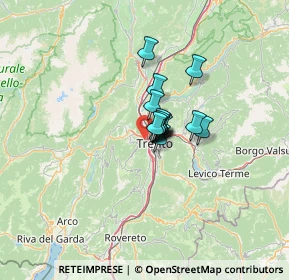 Mappa Via del Maso Scala, 38121 Trento TN, Italia (5.78)