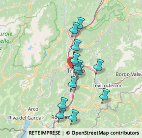 Mappa Via del Maso Scala, 38121 Trento TN, Italia (12.75417)