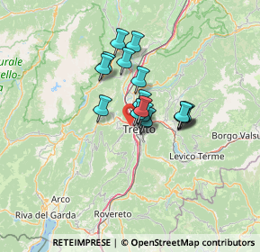 Mappa Via del Maso Scala, 38121 Trento TN, Italia (8.52294)