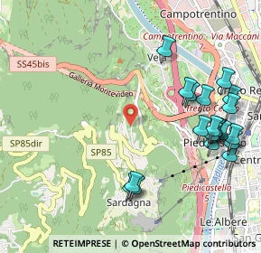 Mappa Via del Maso Scala, 38121 Trento TN, Italia (1.205)
