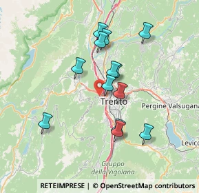 Mappa Via del Maso Scala, 38121 Trento TN, Italia (6.25077)