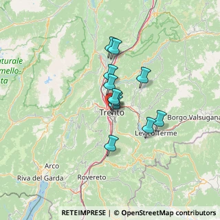 Mappa Trento-Stazione Fs, 38121 Trento TN (9.21091)