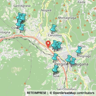 Mappa Via al Dos de la Roda, 38100 Trento TN, Italia (2.27188)