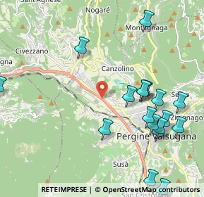 Mappa Via al Dos de la Roda, 38100 Trento TN, Italia (2.647)