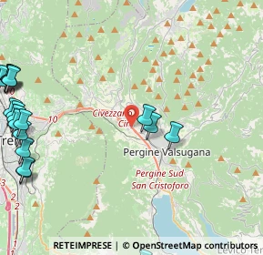 Mappa Via al Dos de la Roda, 38100 Trento TN, Italia (6.36944)
