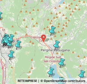 Mappa Via al Dos de la Roda, 38100 Trento TN, Italia (6.5965)