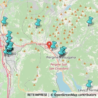 Mappa Via al Dos de la Roda, 38100 Trento TN, Italia (6.353)