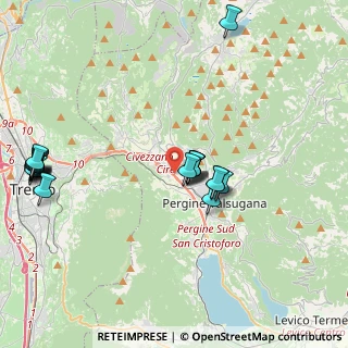 Mappa Via Roda Dos, 38057 Pergine Valsugana TN, Italia (4.5275)