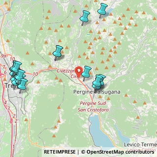 Mappa Via Roda Dos, 38057 Pergine Valsugana TN, Italia (5.26)