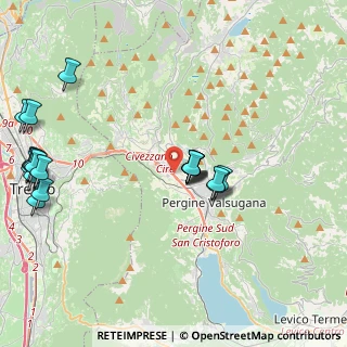 Mappa Via Roda Dos, 38057 Pergine Valsugana TN, Italia (4.8475)